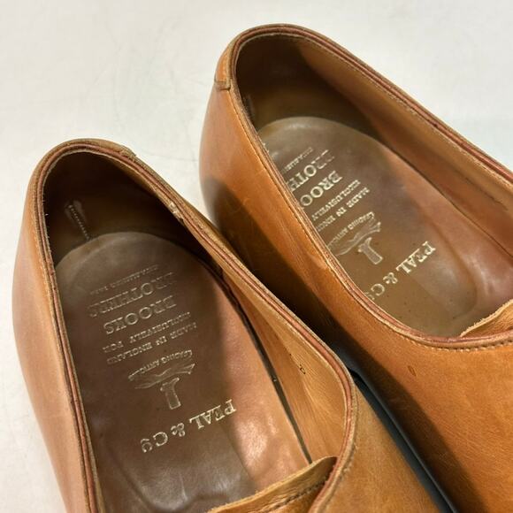 VERY GOOD Crockett & Jones x Brooks Brother Wholecut Oxford Tan Made England 11 - Picture 8 of 13